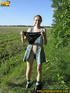 young chick removes panties