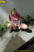 naughty girl pissing right