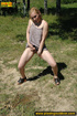 blonde naughty chick slides