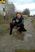 pretty babe black leather