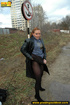 pretty babe black leather
