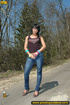 slim tall chick with