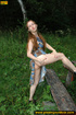 long hair babe looking