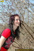 young girl sexy red