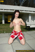 hot young chick sprays