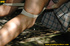 Naughty lusty babe has fun playing with her piss as she sprays in woods