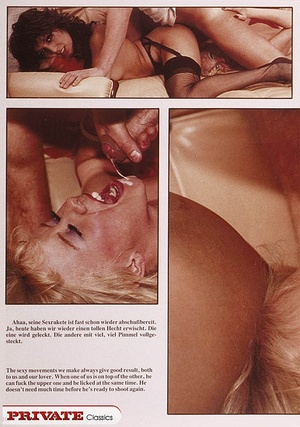 Blond classic chicks giving retro blow j - Picture 10