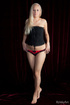 busty blonde teeny posing
