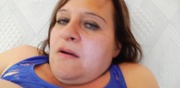 Matured chick with real big jugs uses dildo to attack her own pussy