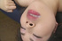 Slutty Asian bitch gets mouthful of sperm after foursome dirty banging