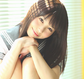 Hot naughty Asian student seductively strips to model off hot tits and
