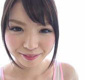 Sweet and very young Asian in see through bath suit has naughty fun in