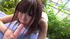 Real young and naughty Asian girl sucks on her dildo before dipping in