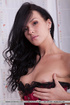 wonderful brunette enjoys taking