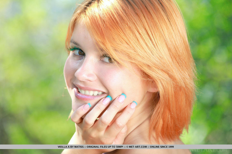 Cute redhead decides to walk and play in th - XXX Dessert - Picture 18