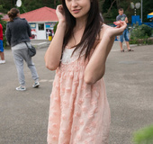 Sexy greek milf displays her tiny tits and newly-shaved snatch