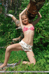 Blue-eyed slovakian teen takes her tight little snatch for a walk in the
