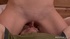 Randy brunette with tasty small tits showering and getting spied on by