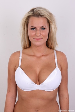 Hot looking blonde model with big tits s - Picture 12