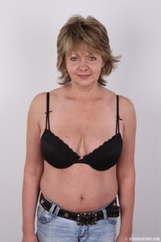 Hot and naughty granny looking for fun displays cute tits, ass and pussy