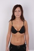 slim brunette shows off