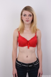 Cute blonde looking even hotter without her clothes showing pussy, ass and boobs