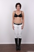 liable lady strips off