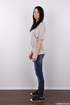 slender dark hair chick