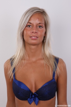 Blonde teen with tan brown skin and cute - Picture 7