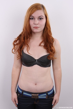 Young lusty well rounded redhead beauty  - Picture 5