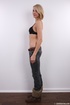 slim exotic looking blonde