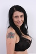 mature brunette with colorful