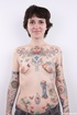 interesting brunette covered colored
