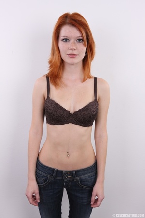 Sweet looking redhead with pleasant body - Picture 7