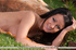 Honey damsel with sweet bush pussy, round inviting tits and soft bouncy