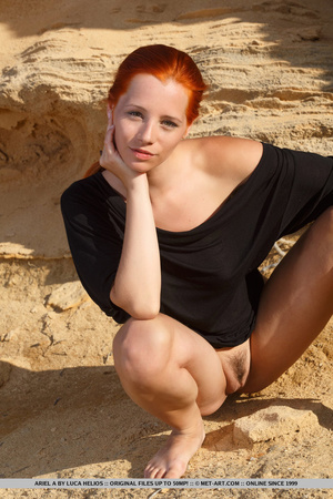 Cute redhead out in the open releases un - Picture 5