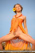 sunny sexy flower chick