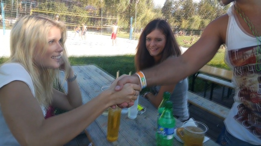 Brunette chick spitting jizz after dirty mo - XXX Dessert - Picture 2