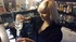 Slutty blonde bar girl paid for fucking