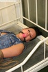 Lusty black haired whore with gorgeous big boobs getting punished by her