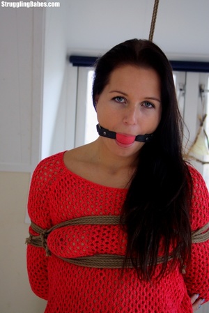 Cute girlfriend is punished and bound in - Picture 3