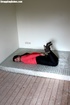 Useless slut gets tied and abandoned in deserted apartment