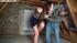 Useless whore gets tied standing and left in the attic