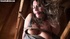 Useless whore gets tied standing and left in the attic