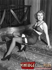 Pretty daring babes wearing sexy outfits in the fifties