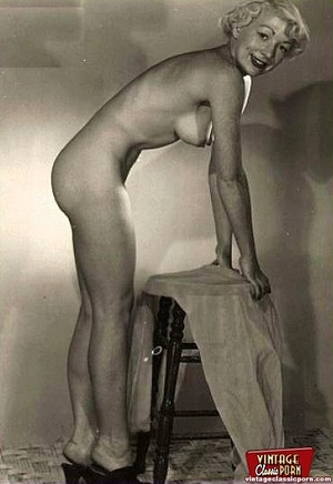 Pretty vintage naked professional models - Picture 3