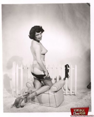 Pretty vintage naked professional models - Picture 12
