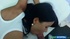 Brunette chick gives head to a doctor before taking his dick into her