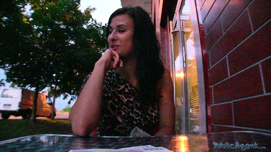 Horny black haired beauty with lusciously b - XXX Dessert - Picture 6