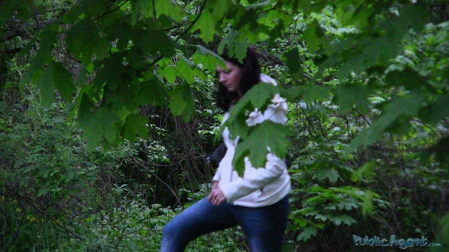 This shy black haired teen enjoys pounding  - XXX Dessert - Picture 2